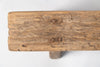 Rustic antique chinese elm wood pig benches
