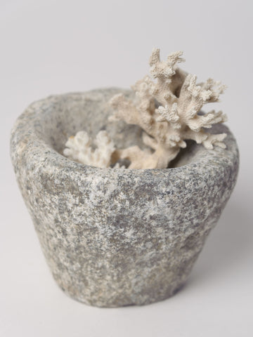 Antique French Stone Mortar, small size