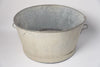Huge Vintage French Galvanised bath planter