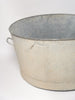 Huge Vintage French Galvanised bath planter