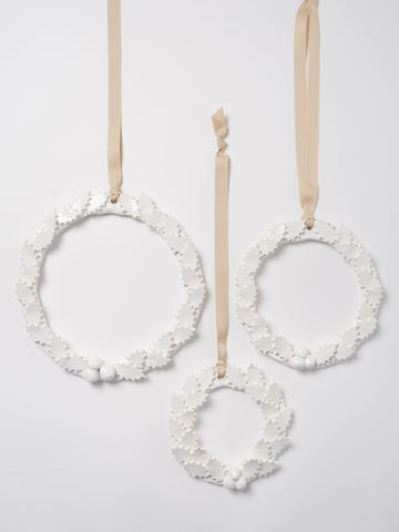 Marigold and Lettice Handmade Holly wreaths