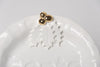 Marigold and Lettice Santa Treat plate with gold berries