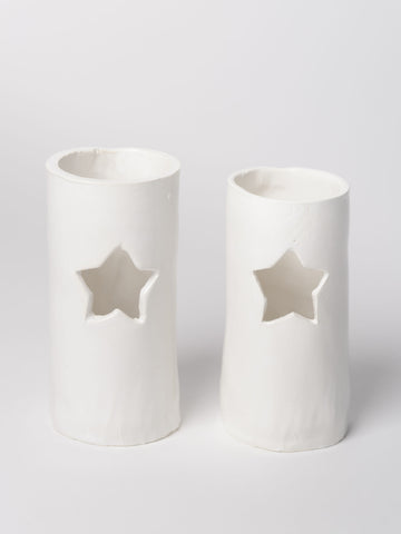 Marigold and lettice star tealight holder