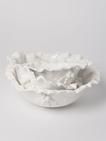 Marigold and Lettice Holly serving bowls