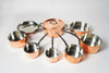 Professional French HAVARD Chef Copper Pan Set
