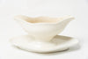 Vintage Dutch Ceramic Gravy boat on stand