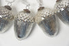 Large Mercury Style Glass Acorn Decorations