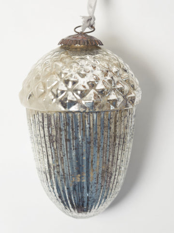 Large Mercury Style Glass Acorn Decorations