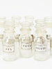 12 Vintage French Spice jars