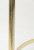 Rare Mid Century Brass & Glass Demi-Lune console table