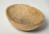 Antique Swedish Root Bowl with inscription and metal repairs