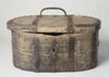 Antique Swedish Primitive Bentwood travel trunk