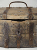 Antique Swedish Primitive Bentwood travel trunk