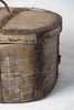 Antique Swedish Primitive Bentwood travel trunk