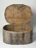 Antique Swedish Primitive Bentwood travel trunk