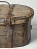 Antique Swedish Primitive Bentwood travel trunk