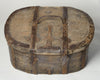 Antique Swedish Primitive Bentwood travel trunk