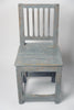 Antique Swedish Leksand style chair in Grey blue