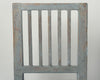 Antique Swedish Leksand style chair in Grey blue