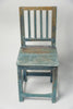 Antique Swedish Lekand style chair in Blue