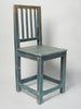 Antique Swedish Lekand style chair in Blue