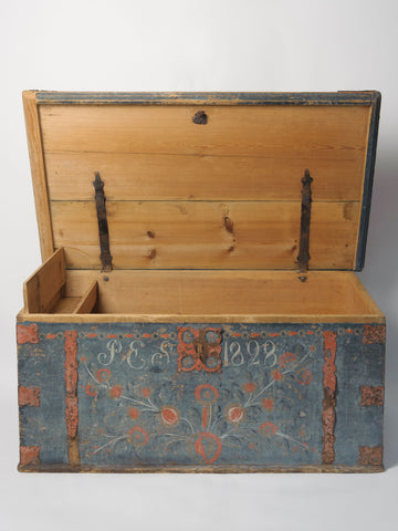 Antique Swedish Chest/Trunk dated 1828