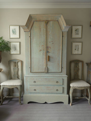 Antique Swedish Jamtland Cabinet