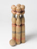 Antique French Wooden Skittles with Ball