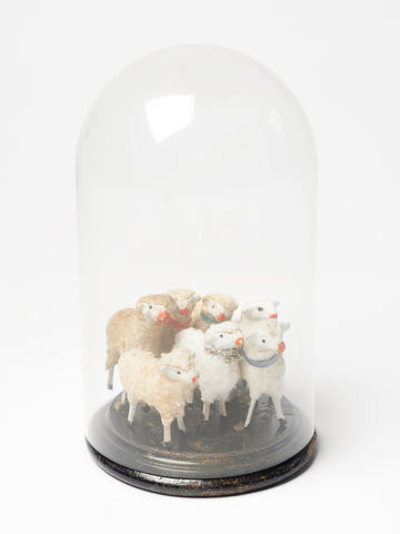 Antique German Putz Sheep