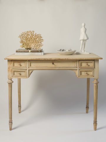 Antique French Painted Desk/Dressing Table
