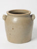 Vintage French Digoin Burgundy Stoneware Confit Pot