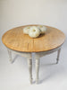 Antique Swedish Demi Lune Tables with original addition leaves