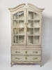 Antique Swedish Baroque Painted Vitrine