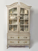 Antique Swedish Baroque Painted Vitrine