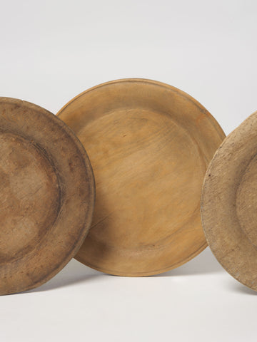 Collection Antique 18th Century Swedish Wooden Plates