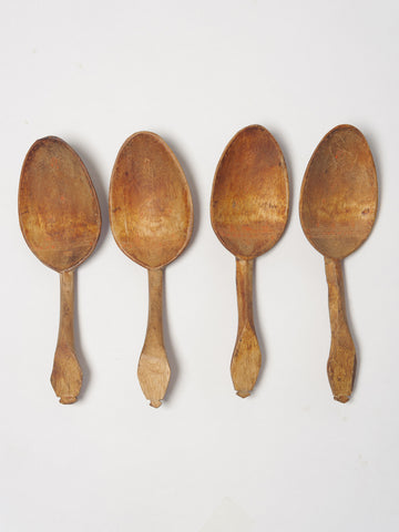 Collection Rare & Gorgeous Antique Swedish handcarved spoons