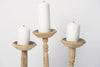 Bleached Balustrade Candlesticks
