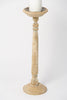 Bleached Balustrade Candlesticks
