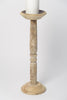 Bleached Balustrade Candlesticks