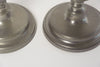 Antique Pewter push up Candlesticks
