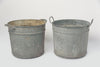Vintage Hungarian Galvanised containers