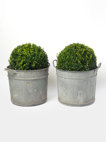 Vintage Hungarian Galvanised containers