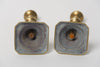 Antique French Brass Push up Candlesticks