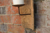 Antique French Terracotta Roof Tile wall candle sconce