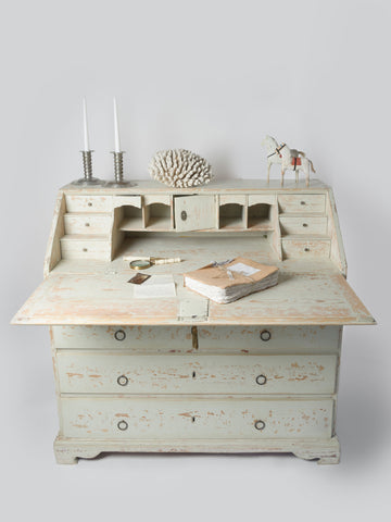 Antique Swedish dry scraped Bureau circa 1840