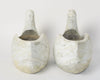 Pair Vintage French Swan Planters, circa 1950