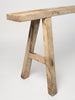 Vintage Rustic Elm Pig Benches