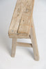 Vintage Rustic Elm Pig Benches