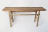 Vintage Rustic Elm Console Table