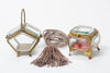 Antique French Bevelled Glass Jewellery Caskets